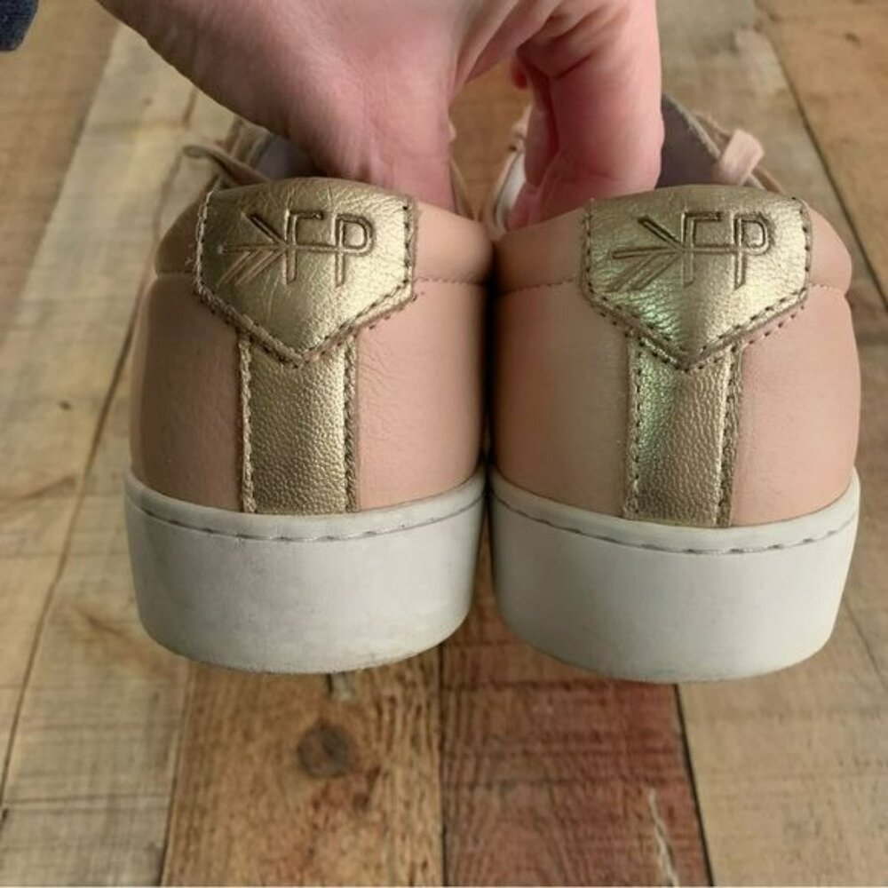 Freshly picked womens blush pink leather sneakers -9.5 - Picture 8 of 12